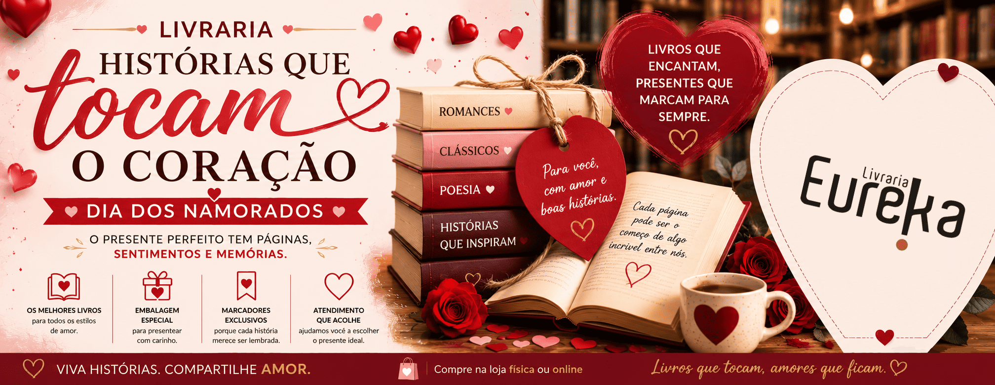 Presenteie com amor = Presenteie com livros!