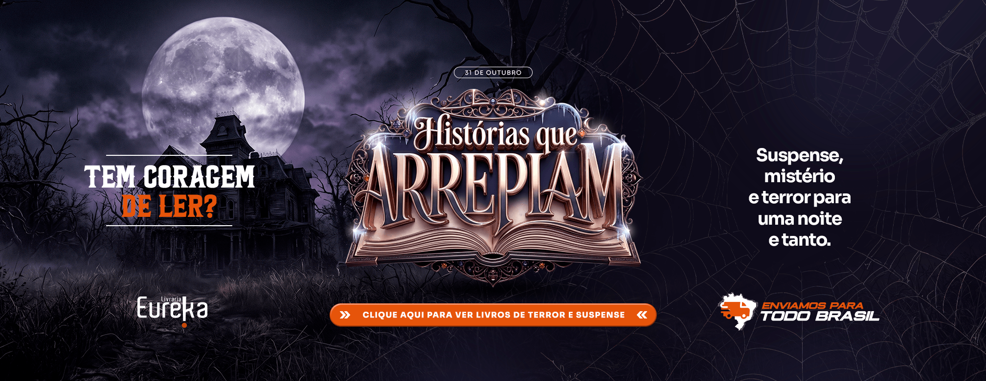 Livros de suspeeense e terroOOoor