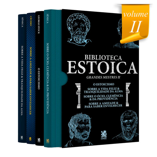 Biblioteca Estoica: Grandes Mestres Volume II - Box com 4 livros