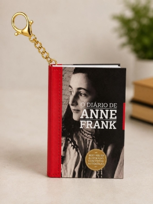 Book Charm - O Diário de Anne Frank - Livro chaveiro