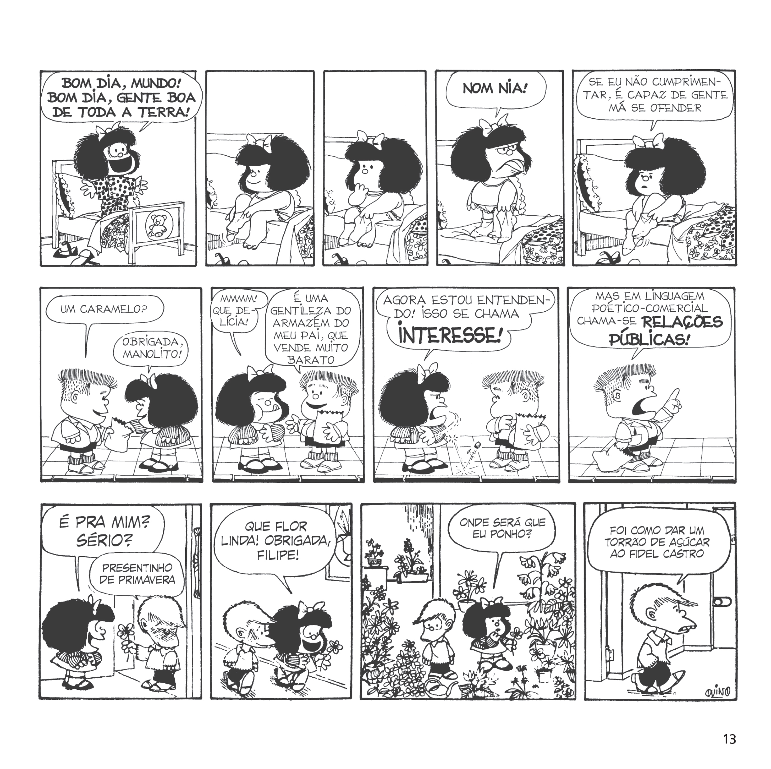 O amor segundo Mafalda