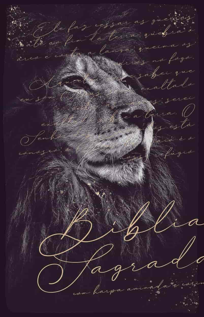 Biblia ARC 860 Leao Refugio - Letra Normal: Almeid